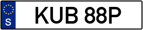 Truck License Plate